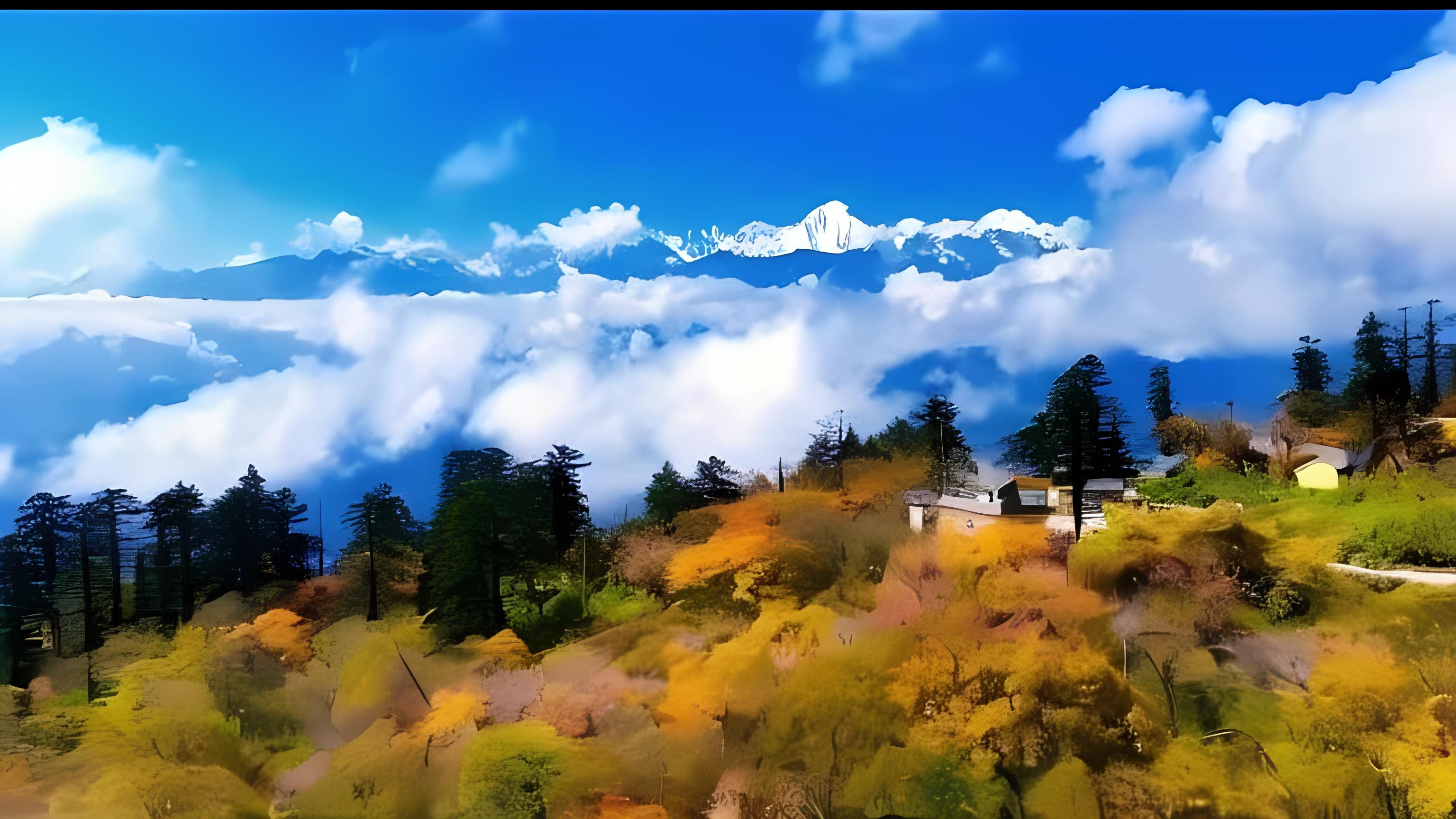 四川石棉王岗坪秋色 四川石棉王岗坪,隐藏在深秋秘境中,犹如一幅油画