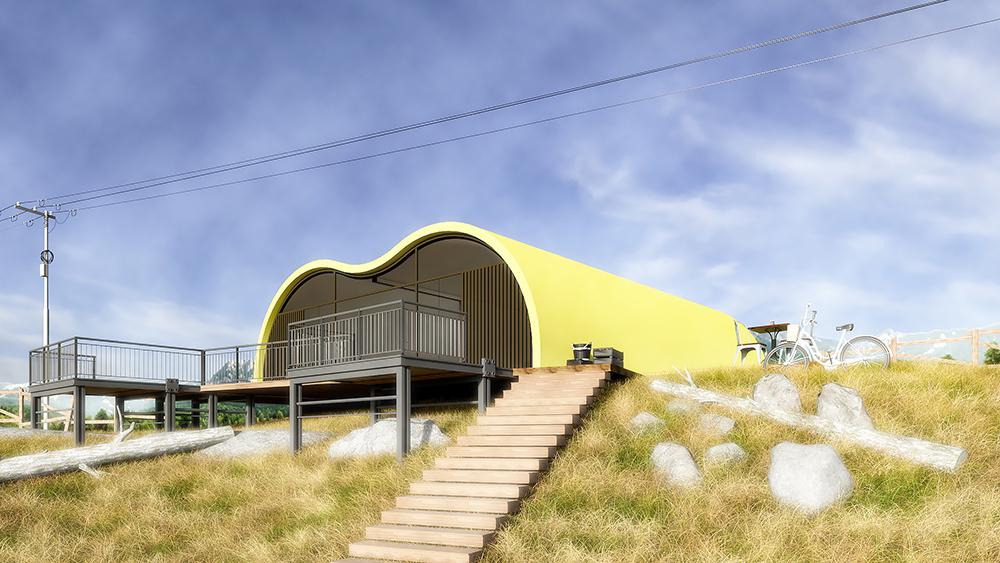 沈阳未来时新材料公司的eps模块民宿 在追求环保,可持续发展的当今