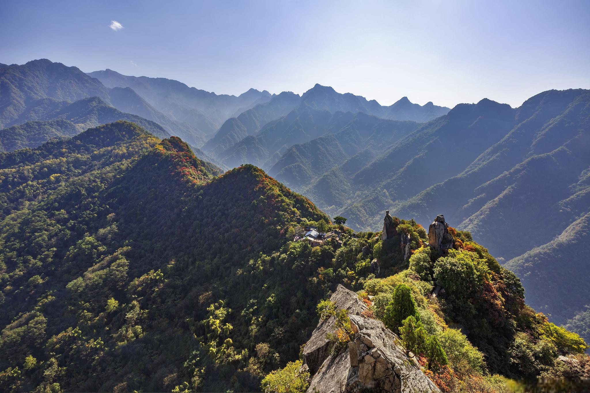 陕西秦岭山脉图片