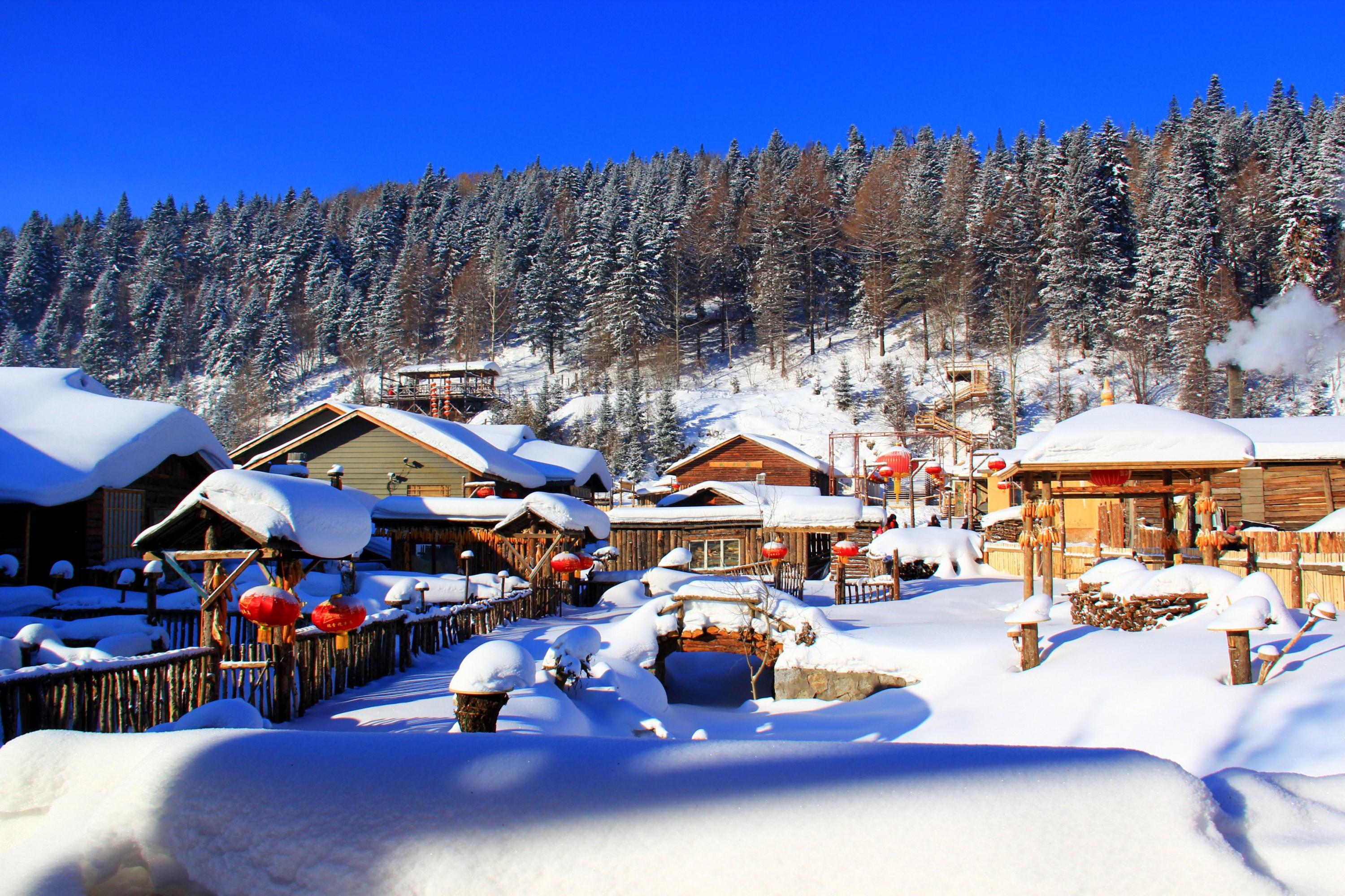 雪乡旅游攻略 中国的冰雪资源丰富,北方地区尤其以其壮丽的雪景而闻名