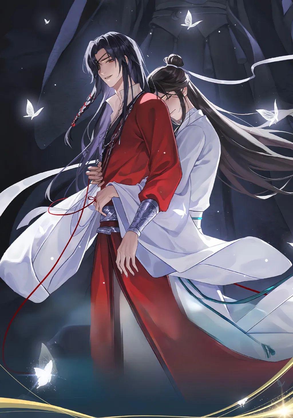 《天官赐福》 花城主的嚣张坐姿 《天官赐福》中