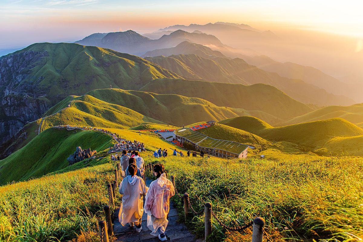 武功山秋景图片