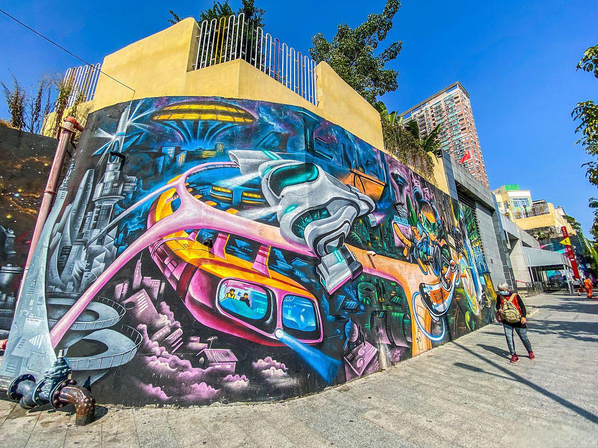 重庆涂鸦一条街 这个充满活力和创意的地方,是每个来到重庆的游客不可