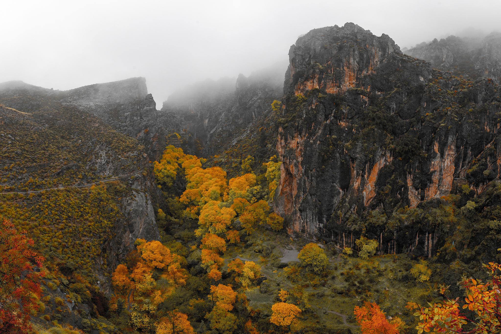 探访甘肃扎尕那山秋色之美 扎尕那山位于甘肃省甘南藏族自治州迭部县