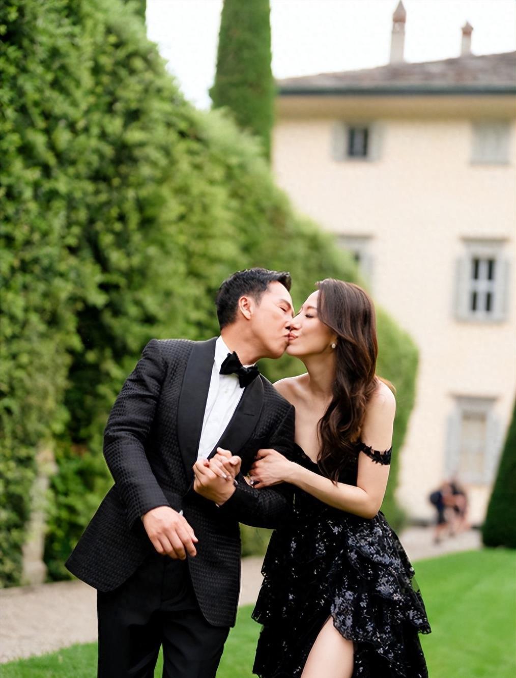 甄子丹结婚20年补办婚礼 甄子丹和汪诗诗在意大利科莫湖举行了一场