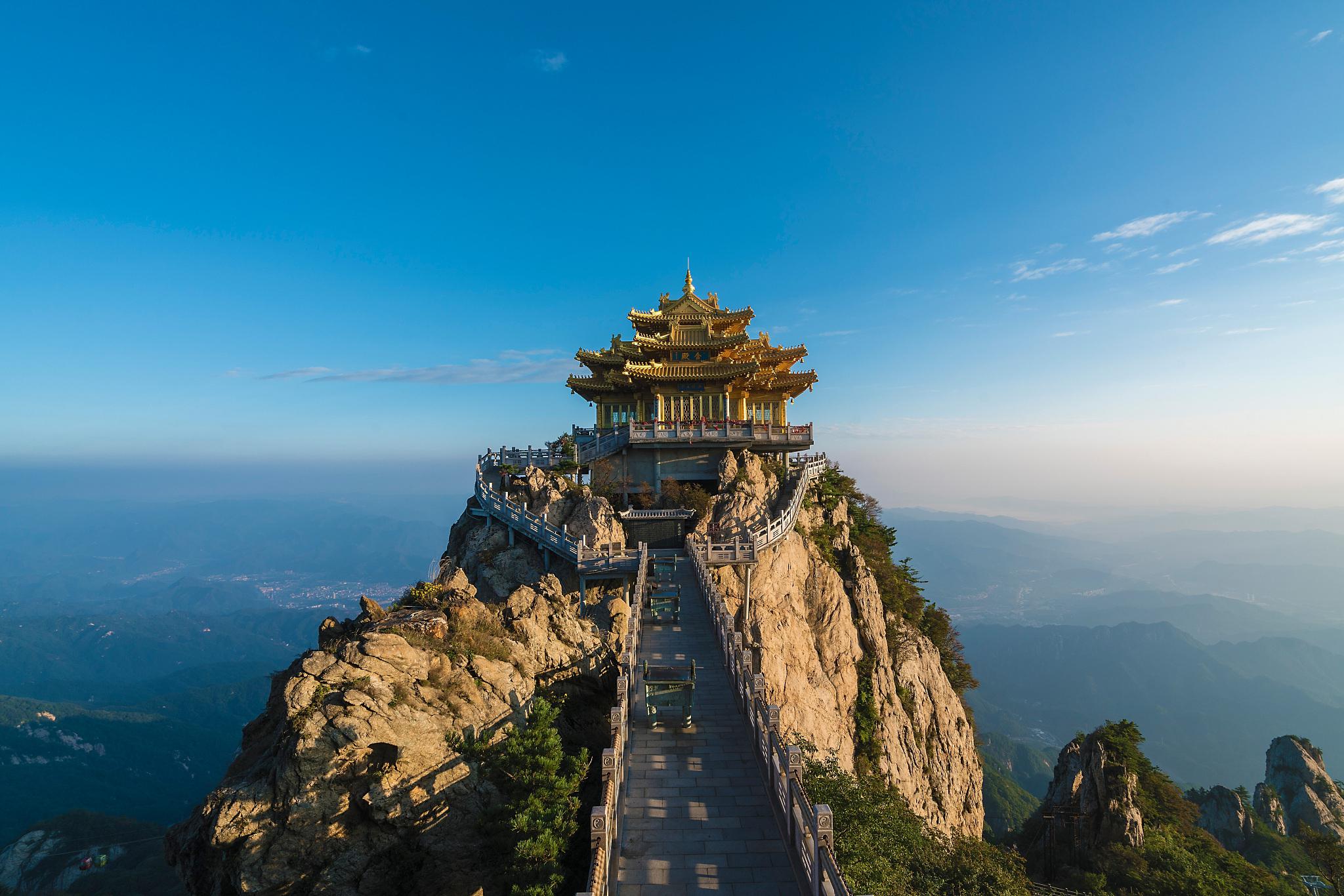 洛阳老君山照片真实图片