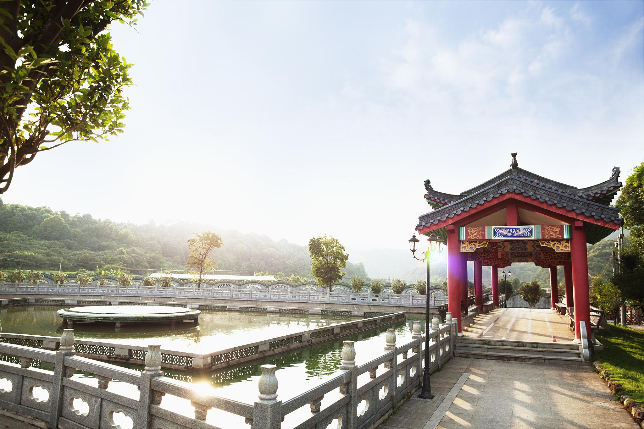 简阳东来桃源景区 简阳,这座位于四川盆地的小城市,拥有着壮美的自然