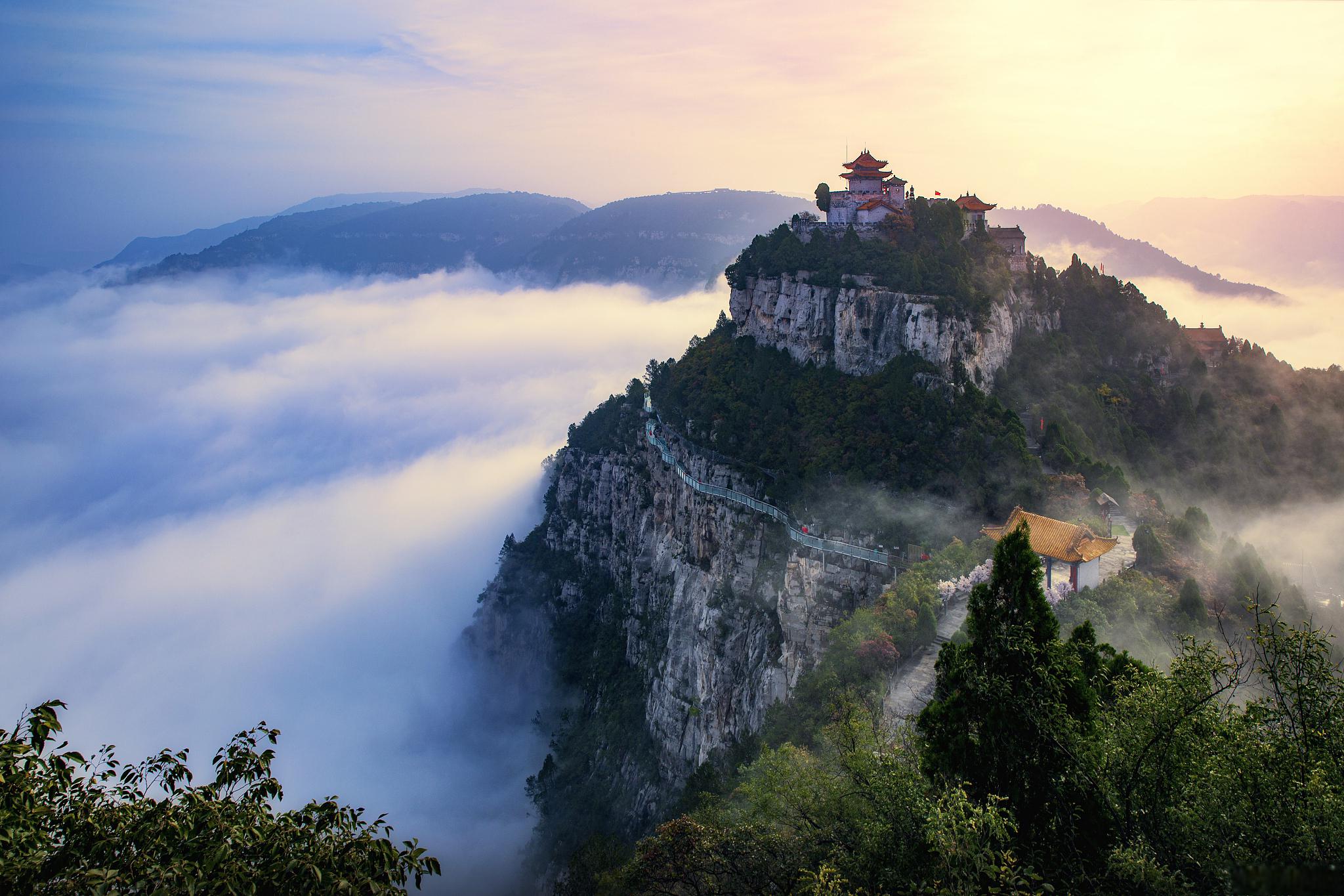 平凉崆峒山 美景图片