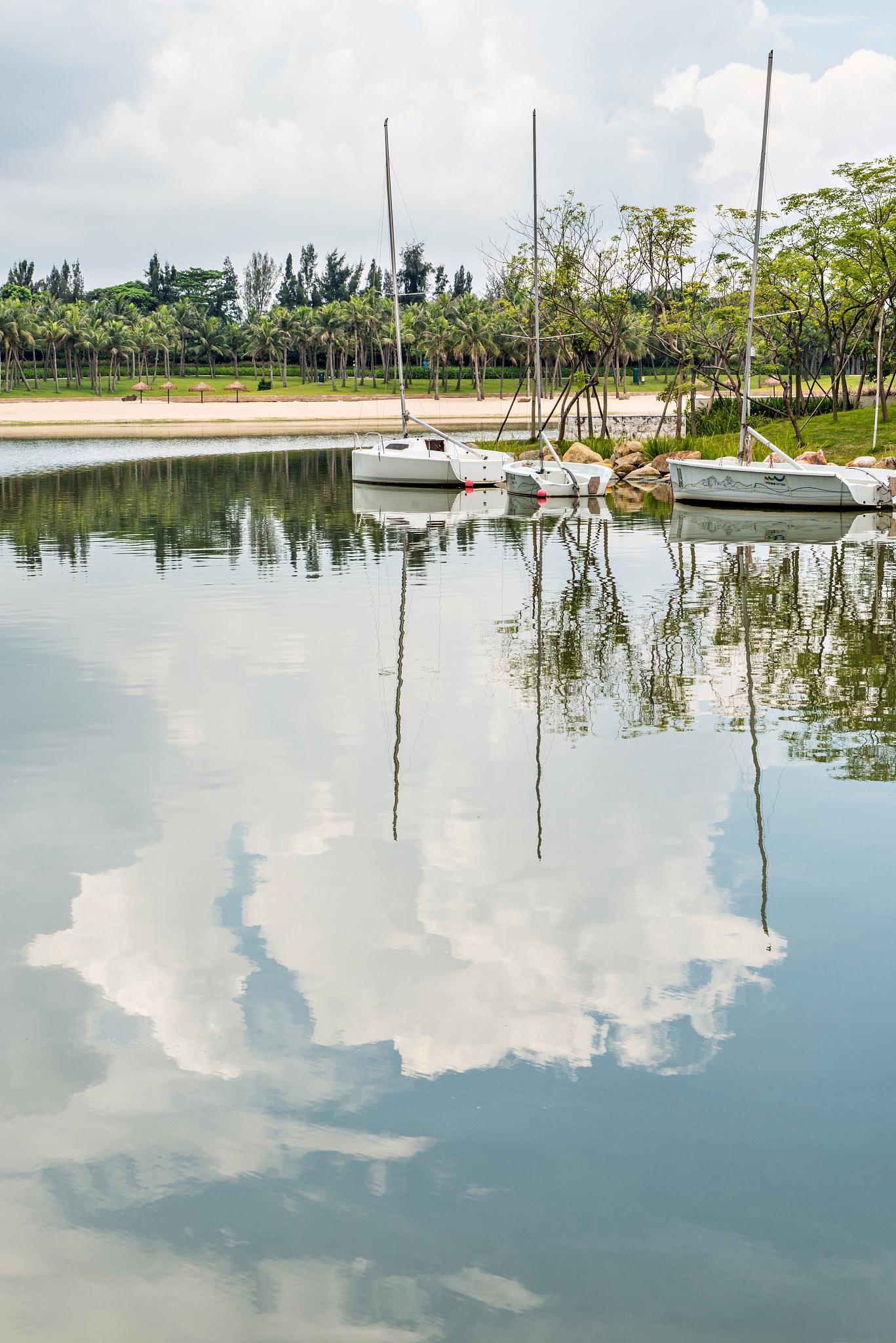 广州海珠湖风景图片