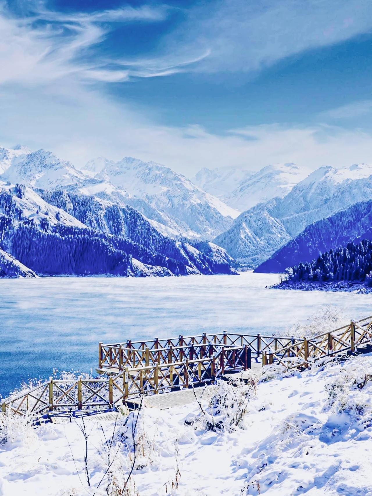 乌鲁木齐唯美雪景图片