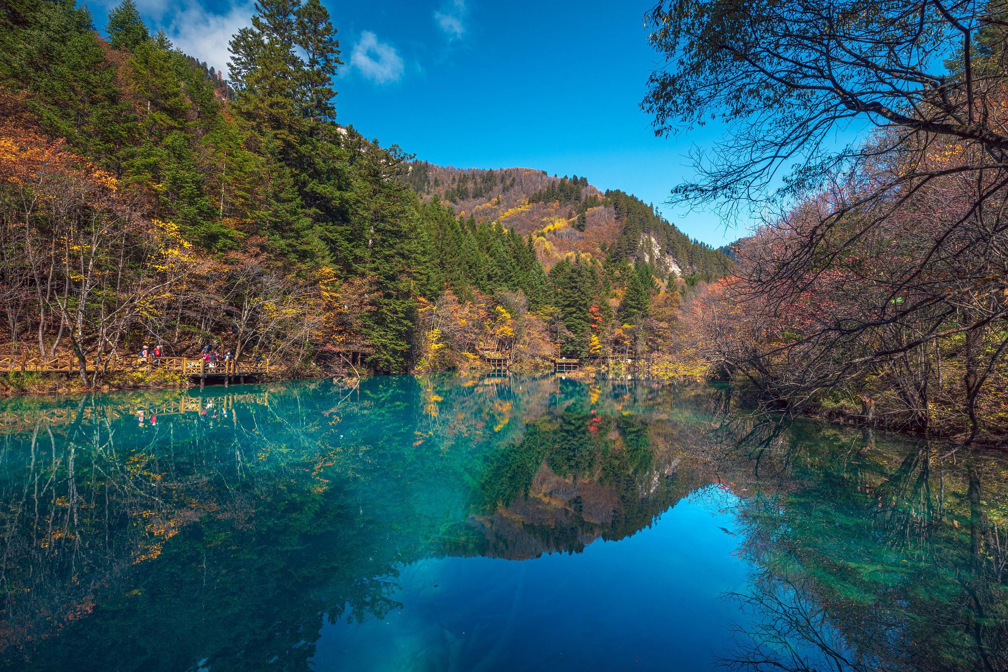 四川九寨沟秋天图片