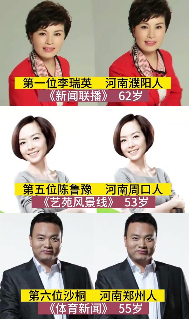 河南籍央视主持人大盘点 河南,这片华夏文明的发源地,孕育了众多才子