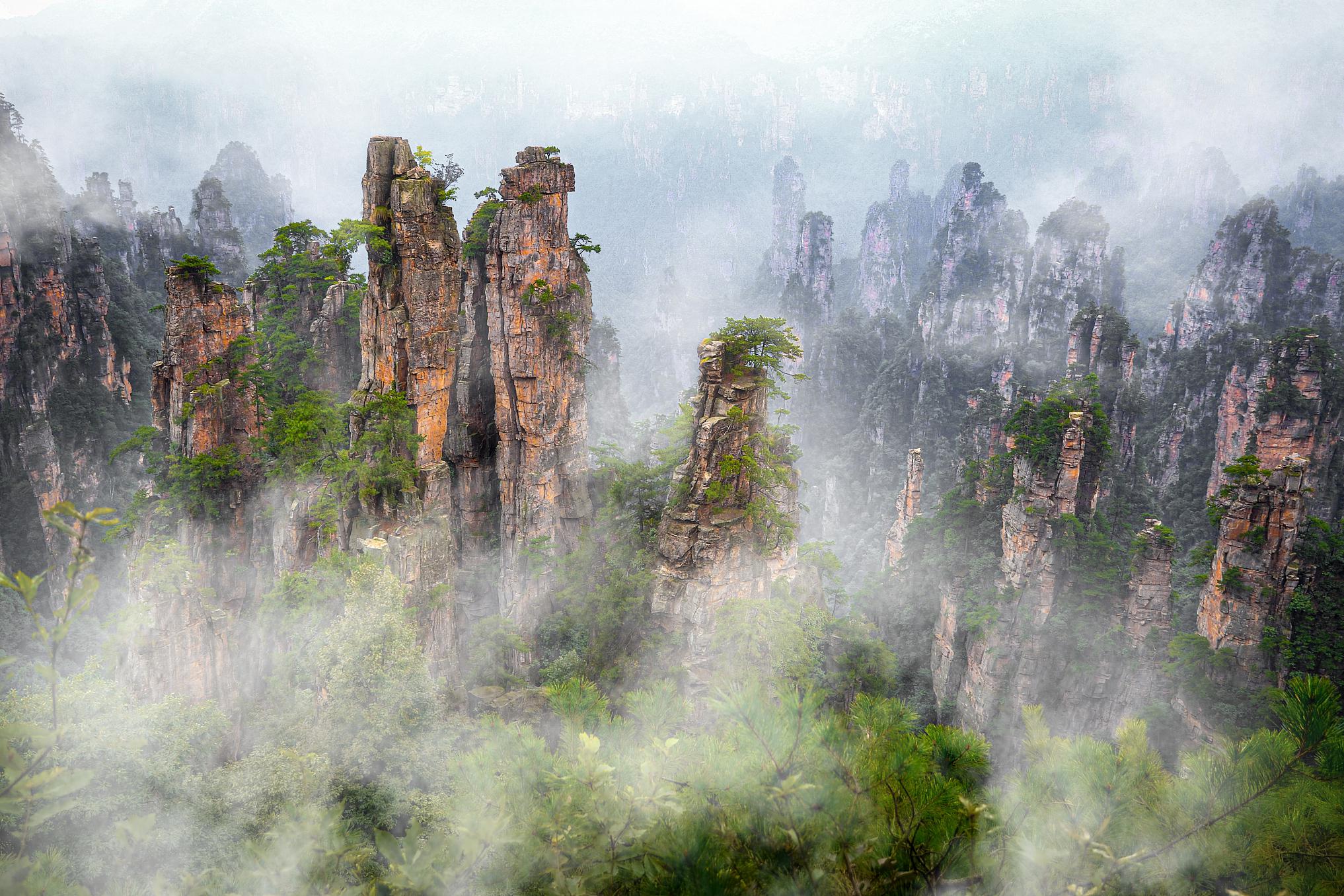 张家界武陵源风景名胜区 张家界武.@崎崎学姐的动态