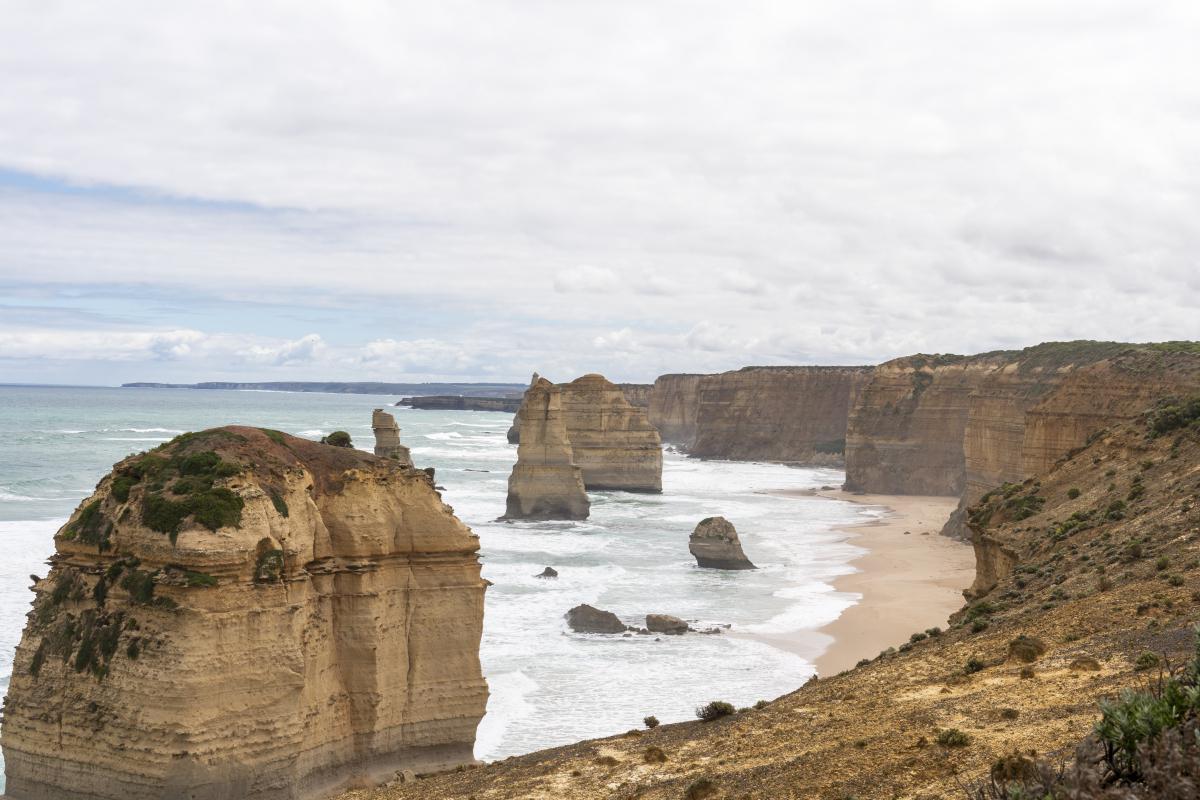澳大利亚十二使徒岩 在澳大利亚维多利亚州墨尔本市的坎贝尔港国家