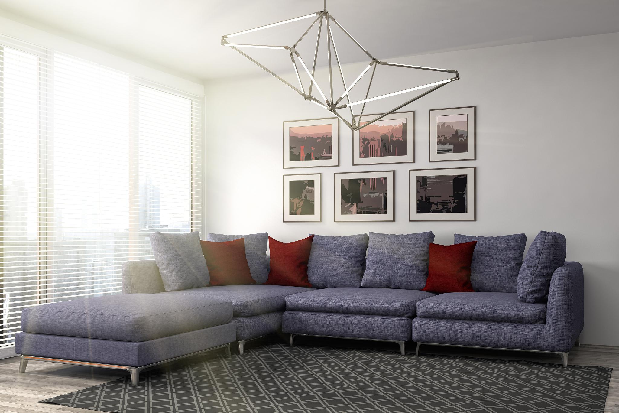 小客厅沙发摆放技巧 在装饰小型客厅时,选择合适的沙发摆放方式至关