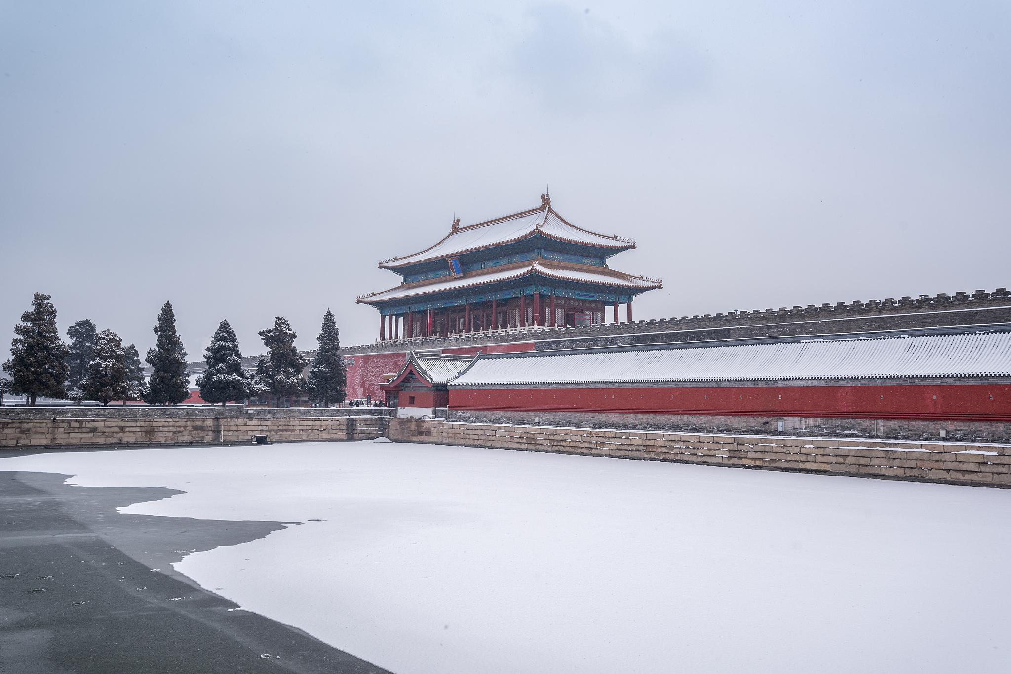 故宫下雪壁纸图片