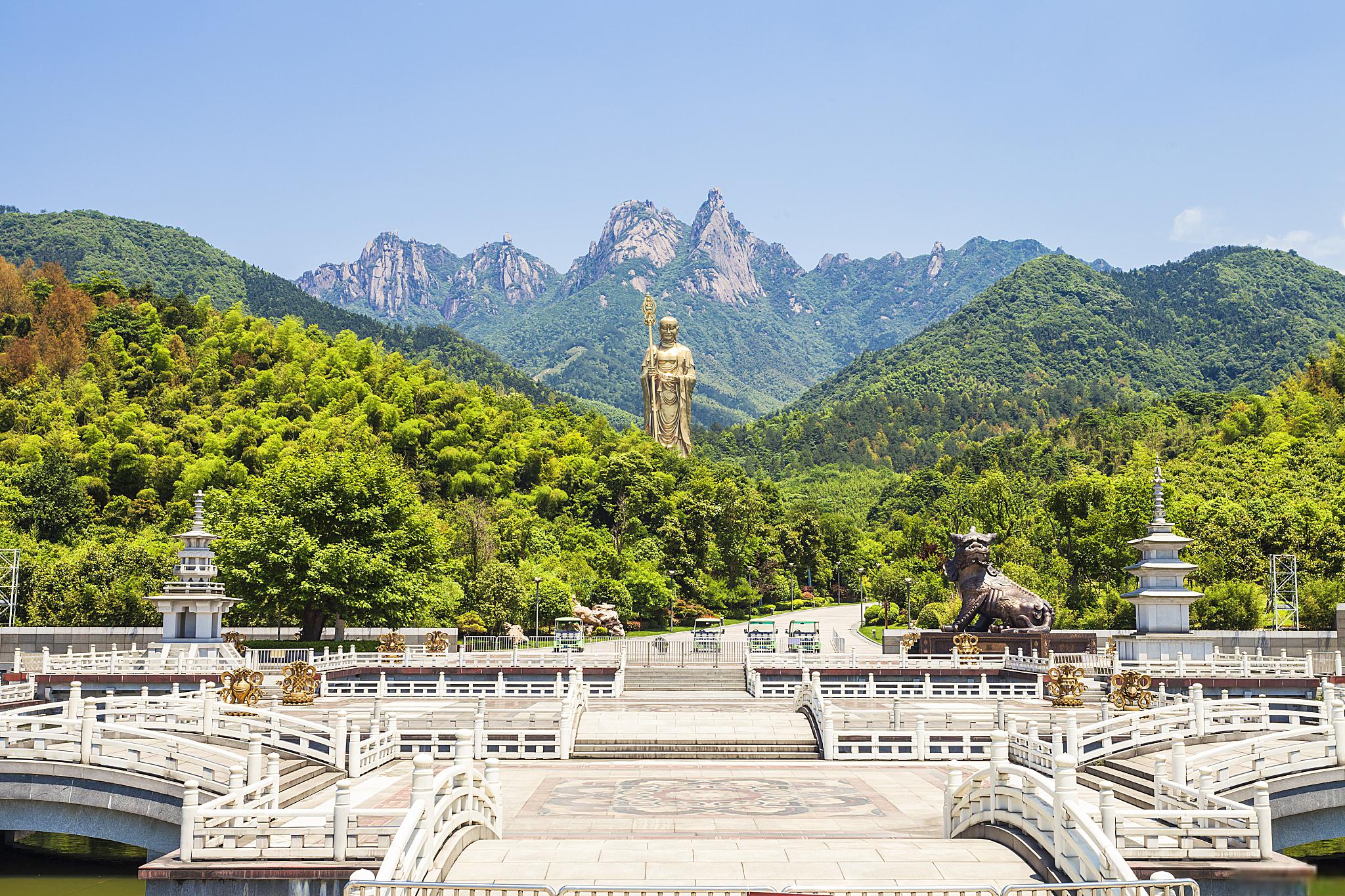 安徽池州九华山风景区图片