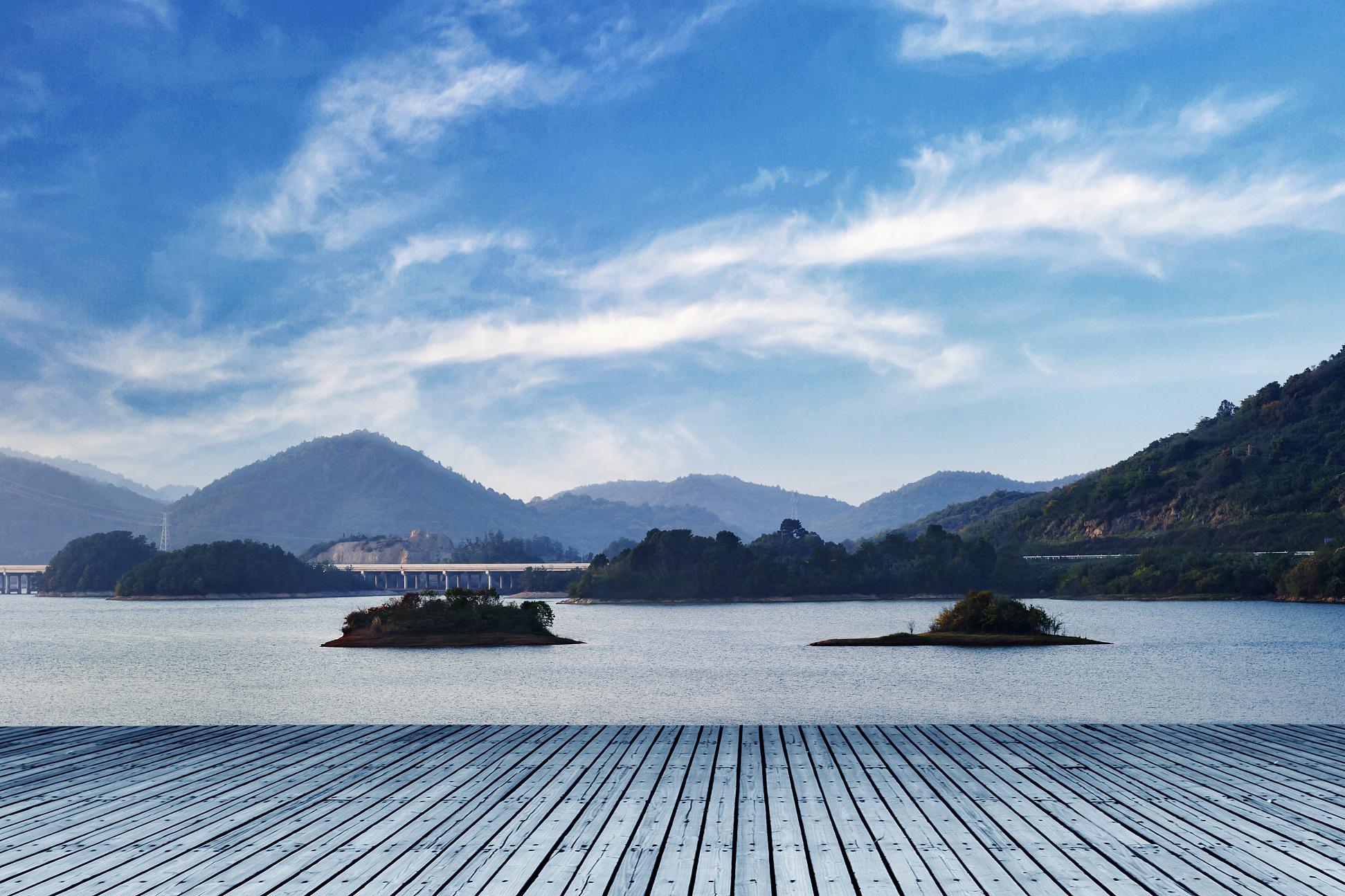 浙江宁波东钱湖,自然风光胜地 东钱湖,如同一颗明珠,坐落在宁波市东北