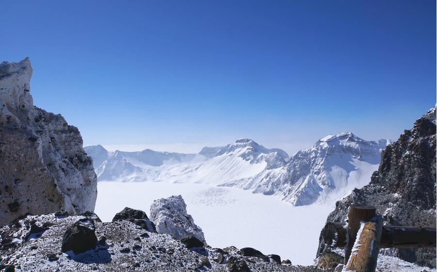 长白山的大雪 北国的冬天,总是给人带来无尽的惊喜