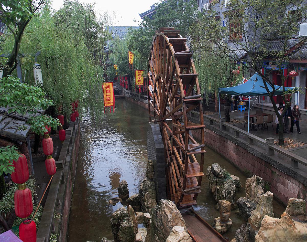 周至水街:历史文化与自然美景的交相辉映 位于陕西省西安市的周至水街