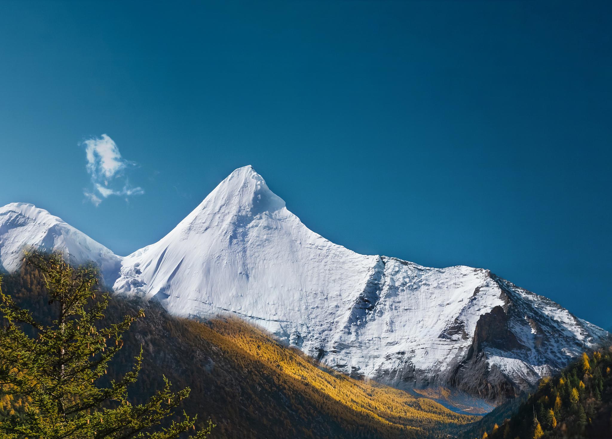 天山雪山最美图片