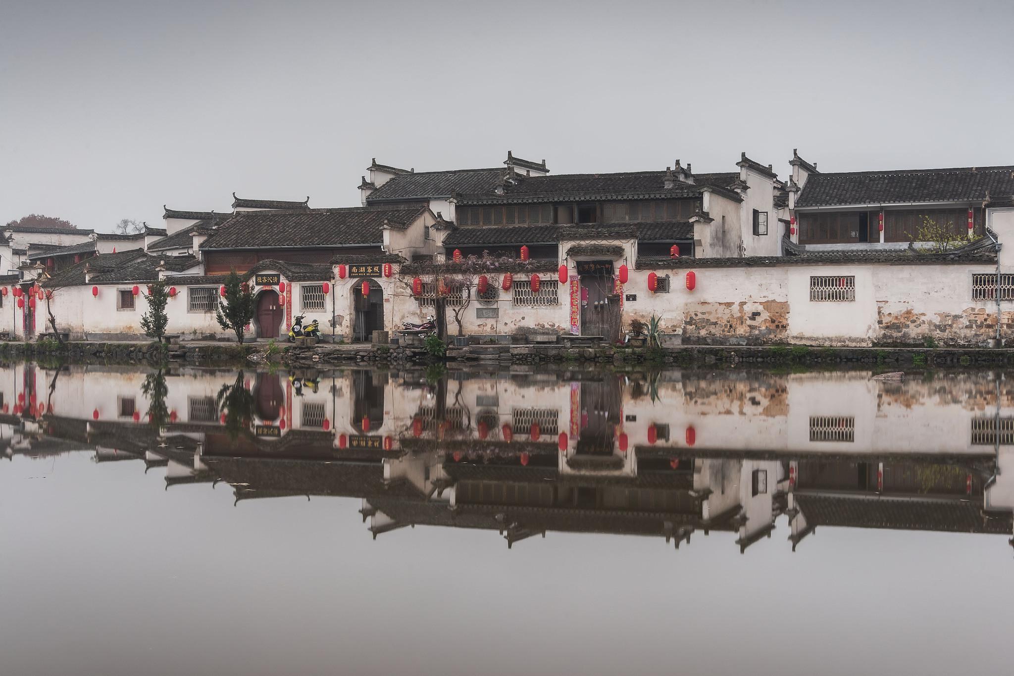 黄山市宏村风景区图片