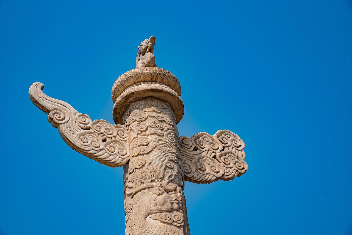 华表柱涂色技巧 华表柱的涂色可以根据个人喜好和整体建筑风格来选择