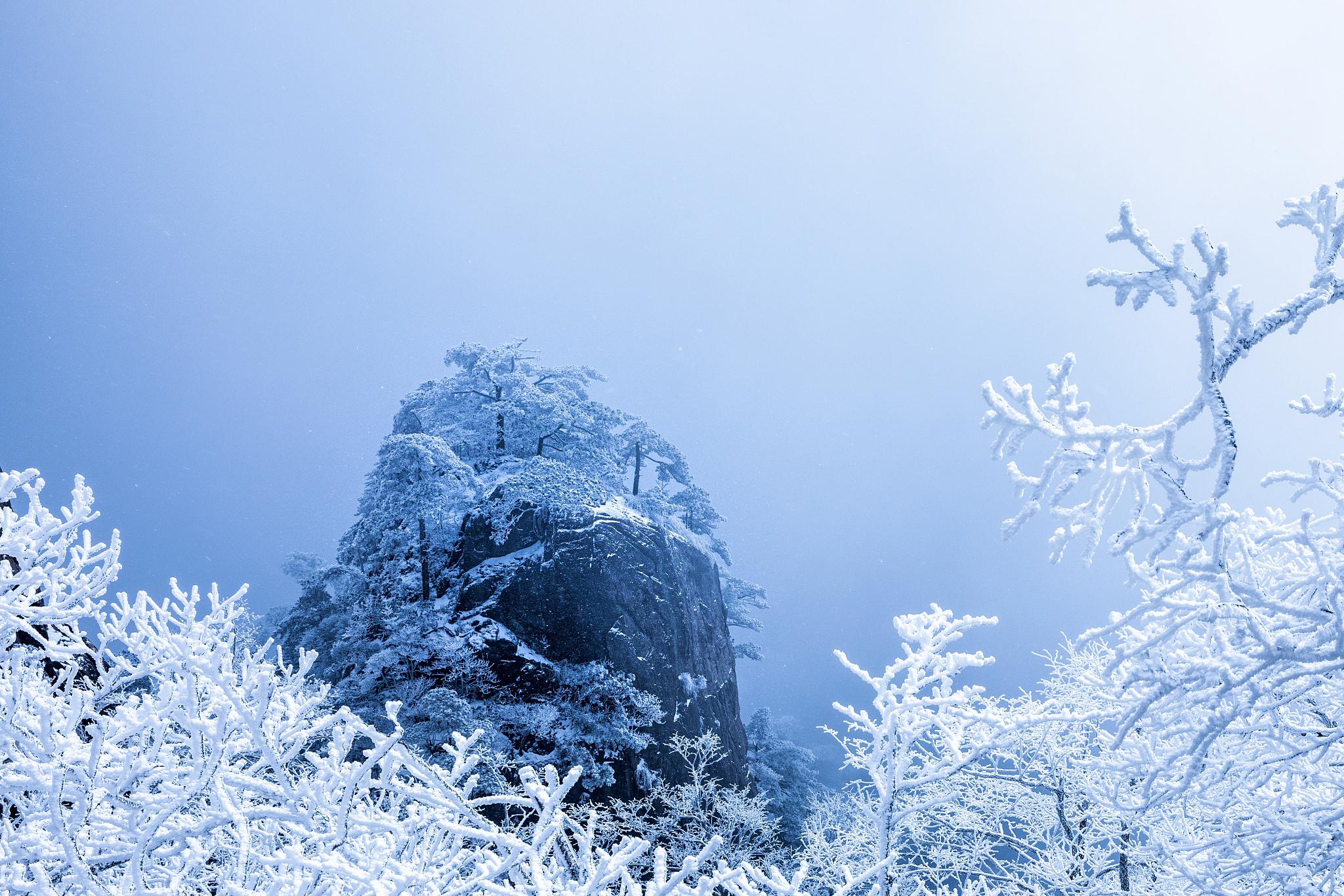 雾凇冰雪节 中国四大自然奇观之一 在中国四大自然奇观中