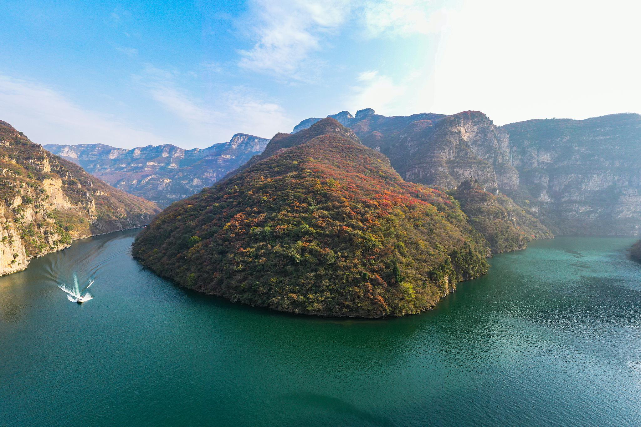 卢氏三门峡双龙湾景区图片