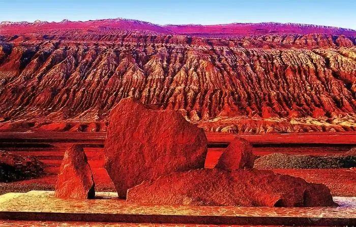 火焰山景区 风景区图片