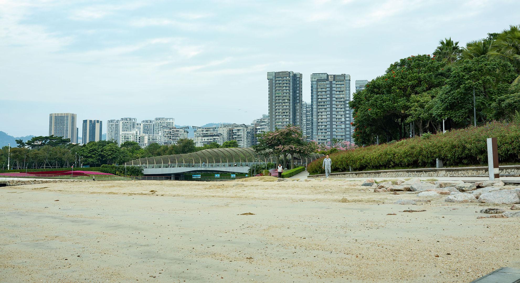 9215唯一沙滩 深圳湾公园这片唯一可玩的沙滩就在深圳湾公园c区