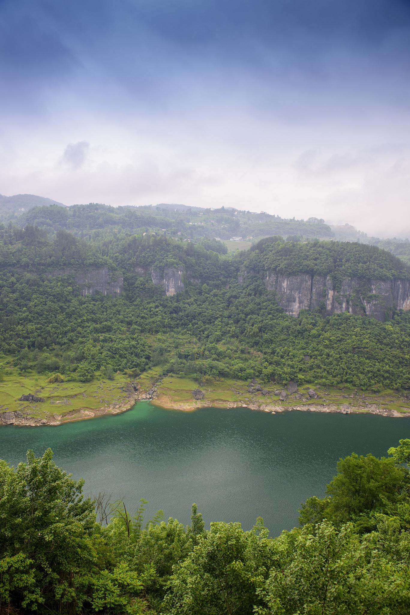 武隆仙女湖,一片神秘的水域 9015湖光山色 来到武隆仙女湖,你可以