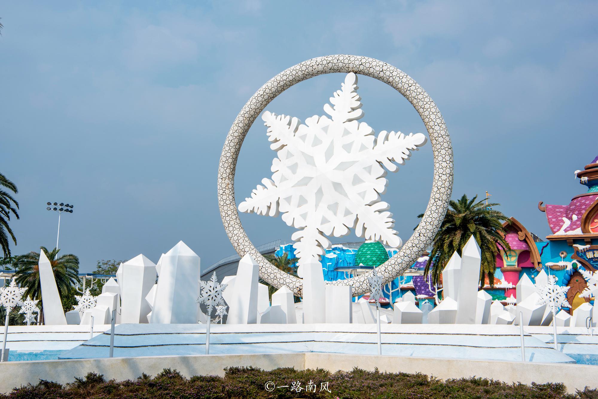 银基冰雪王国,穿越时空的奇妙之地 北海气候温暖,很多北方人在此定居.