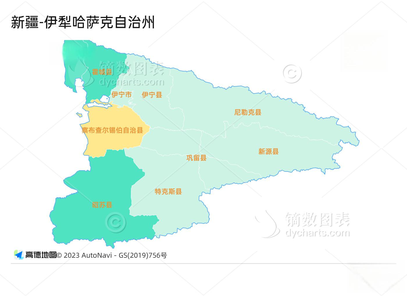 察布查尔锡伯自治县 察布查尔锡伯自治县位于新疆维伊犁,西接哈萨克斯