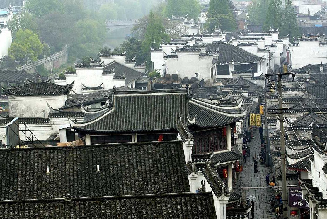 徽州古城,一座充满历史和文化的城市 徽州古城,作为安徽黄山市歙县徽
