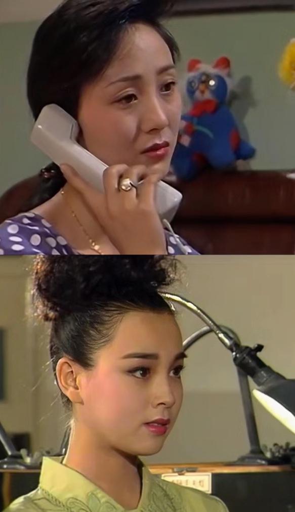 《女人不是月亮》:两位大美女 昔日农村剧《女人不是月亮》中,女主