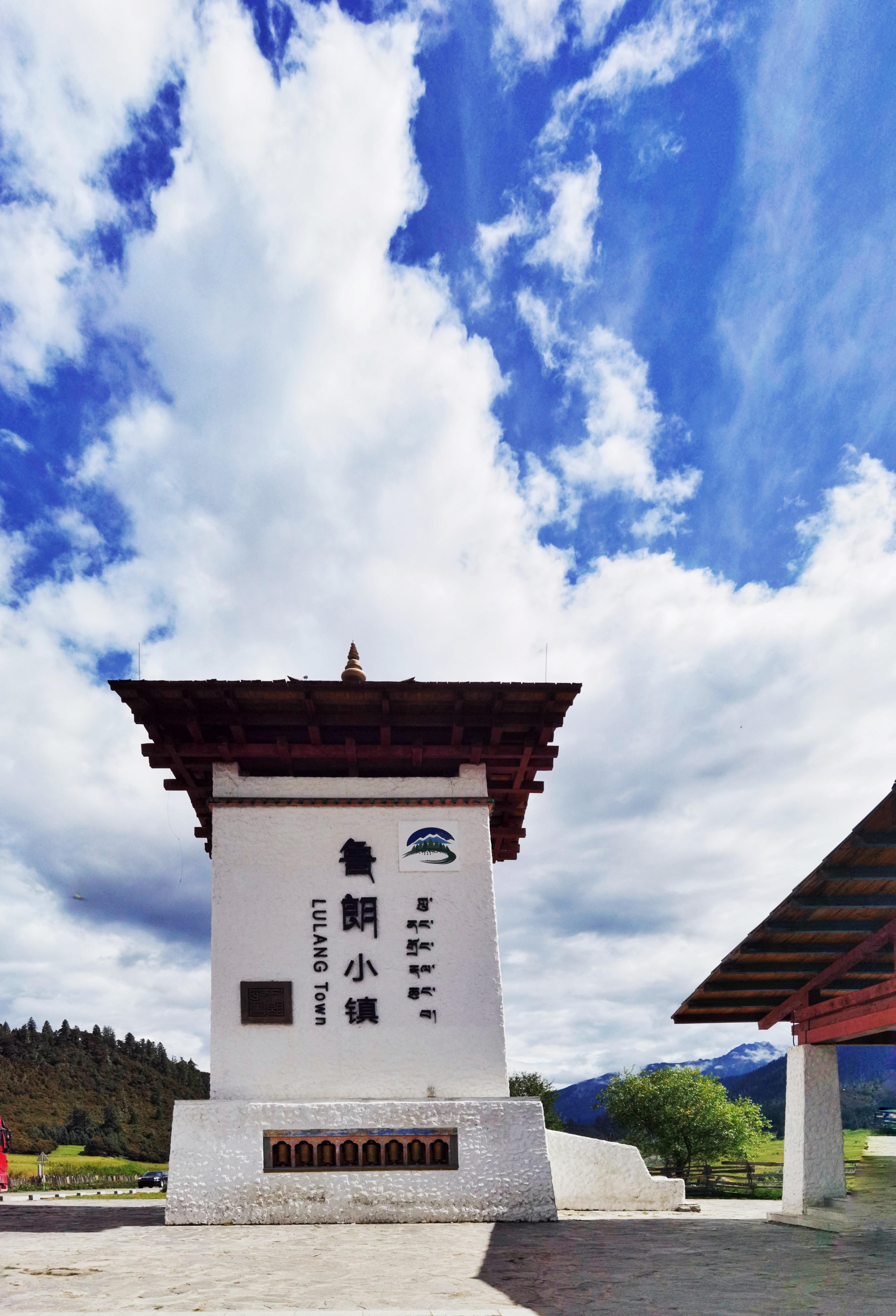 鲁朗小镇,藏区的田园风光 9015原始山林清新的田园风光 世界的