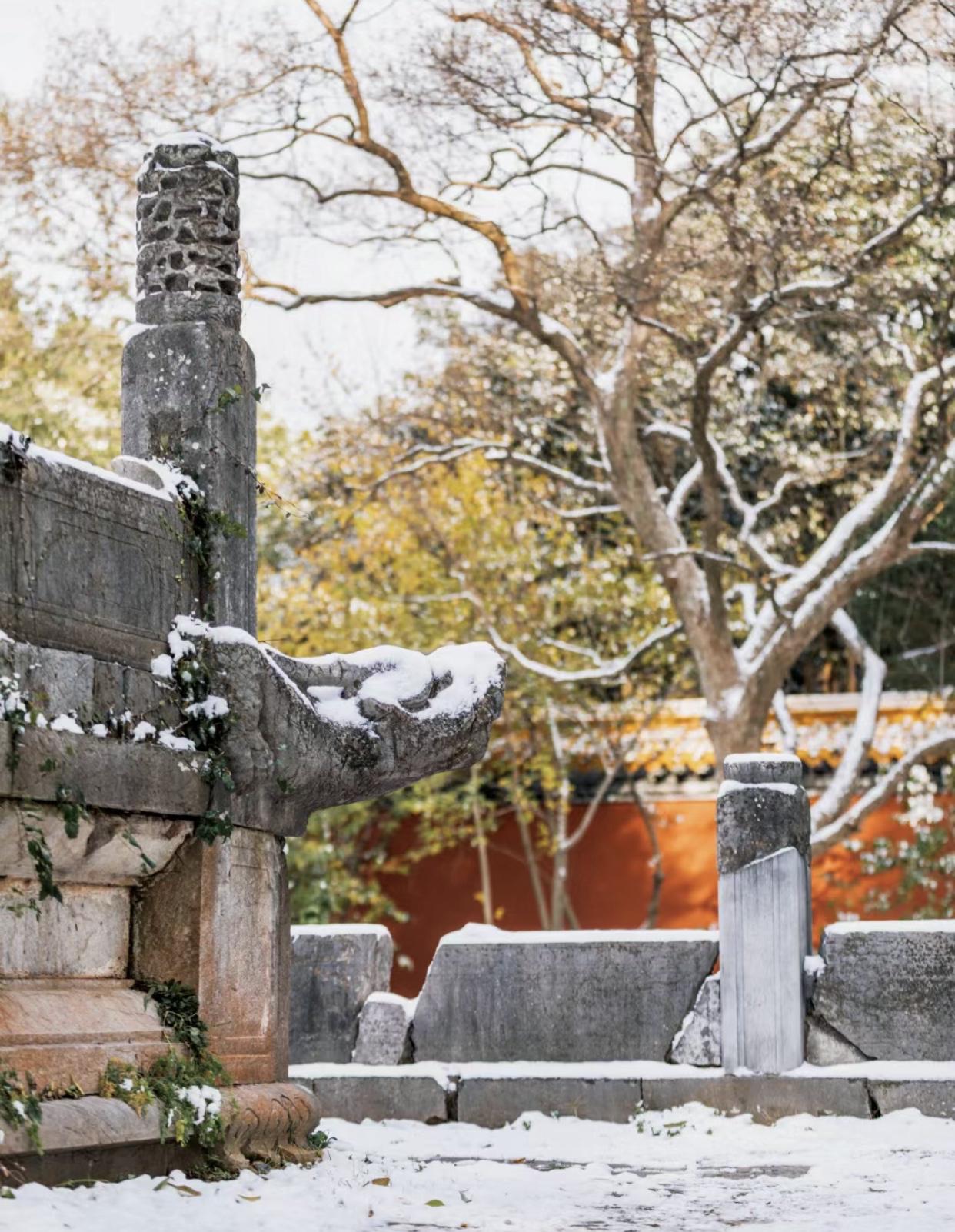 南辰王府雪景图片图片