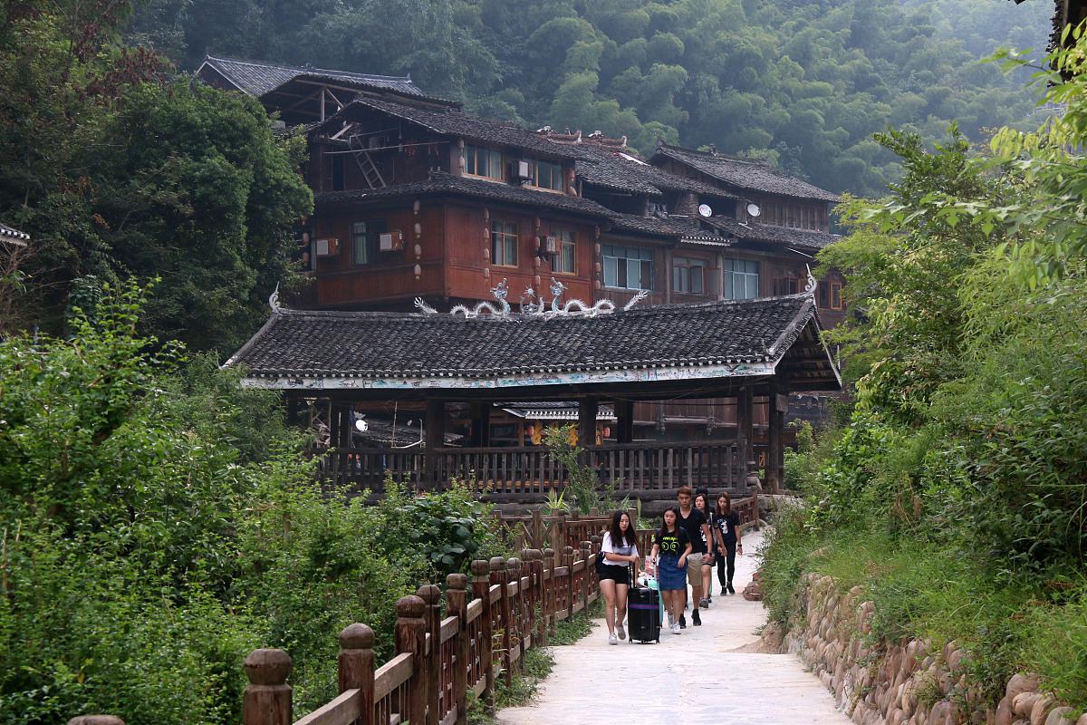 贵州黔南布依族苗族自治州独山古寨 在贵州黔南布依族苗族自治州,有一