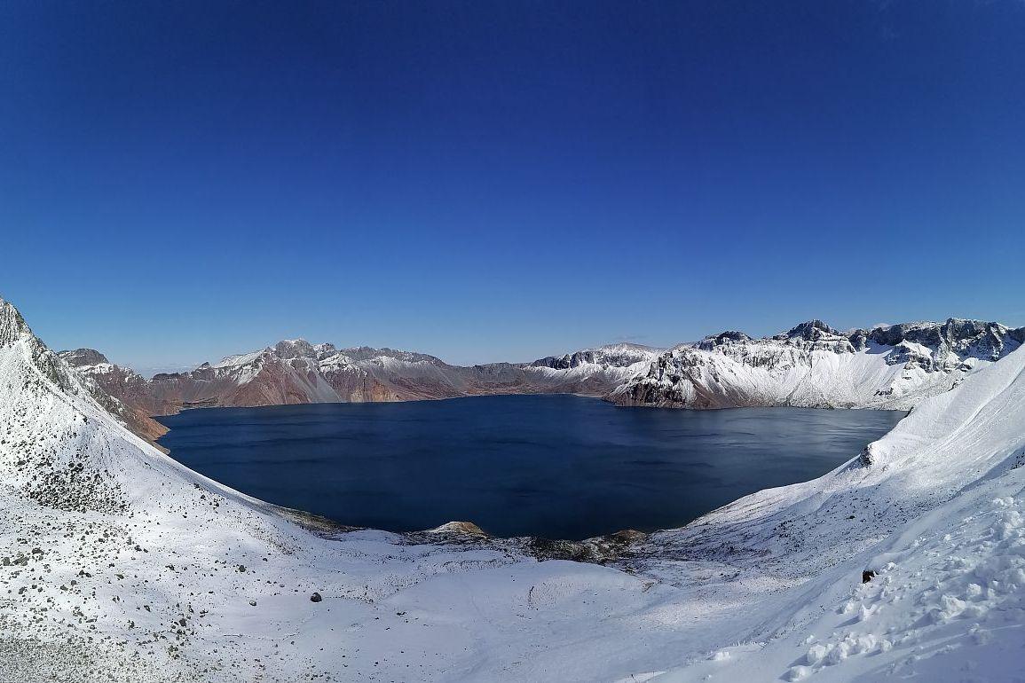 长白山冬季景色图片