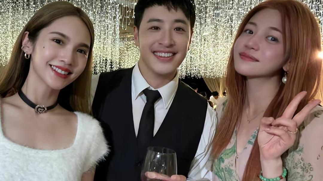 陈妍希绿色碎花裙亮相潘玮柏婚礼:珍惜身边人 陈妍希在社交平台上分享