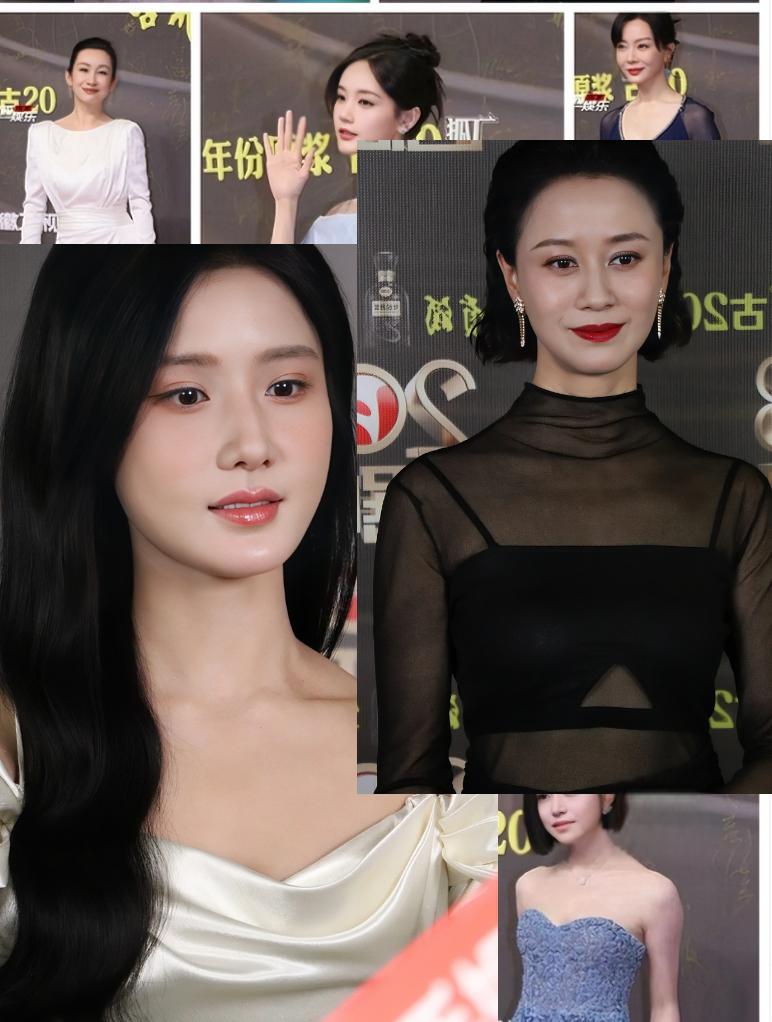 国剧盛典:女明星保养太卷了 王菊的裙子和发型搭配起来,给人一种复古