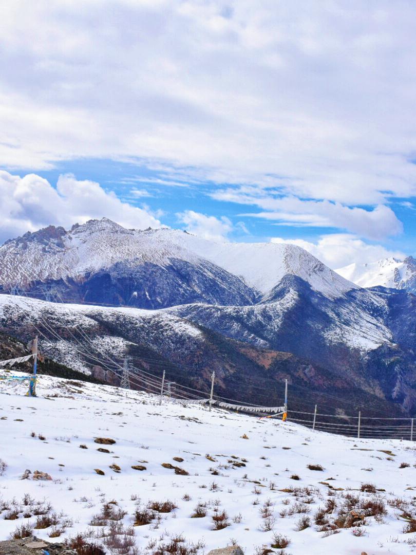 业拉山垭口图片图片