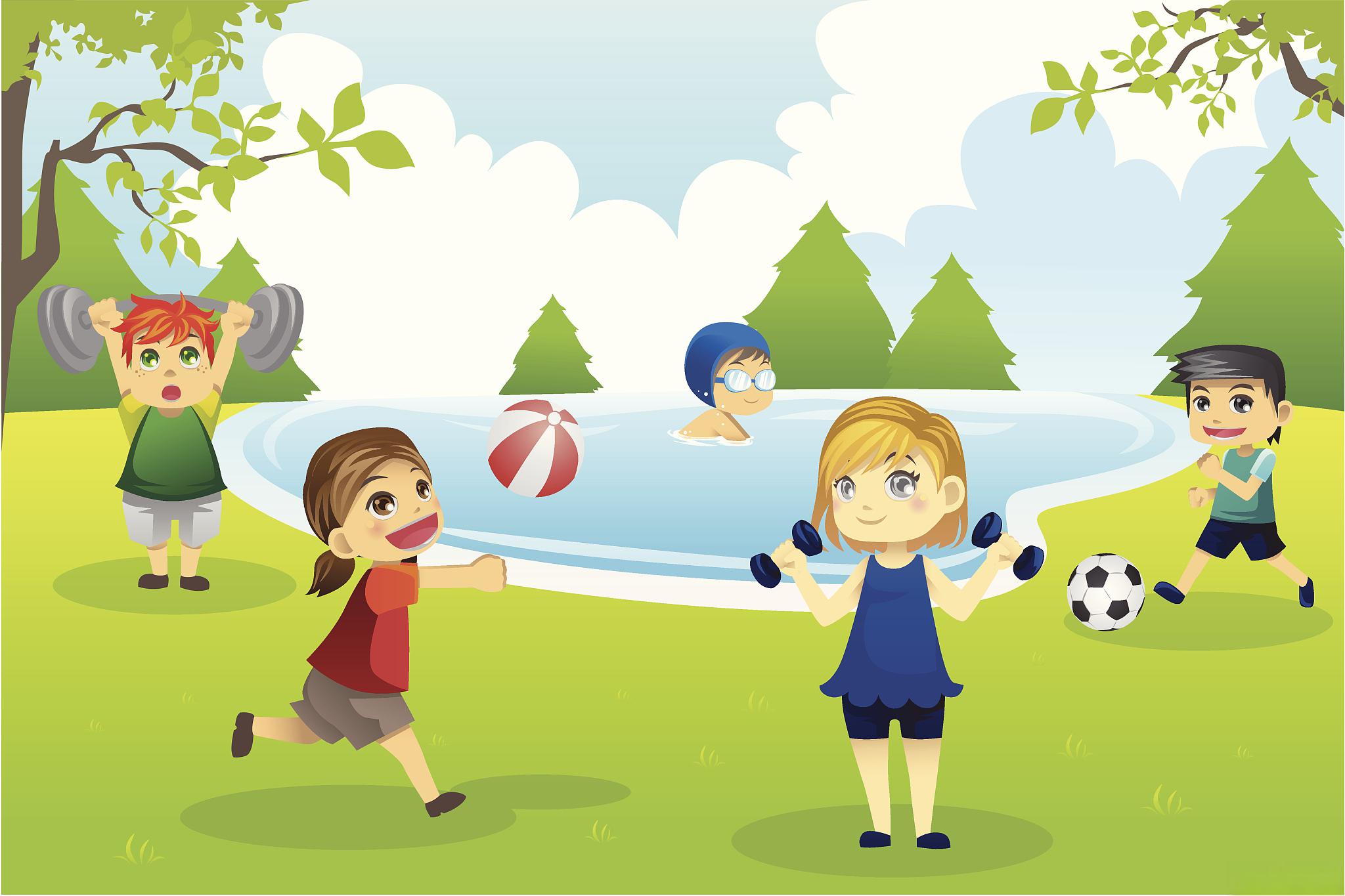 通过运动,孩子们可以锻炼肌肉,提高心肺功能,增强骨骼密度,还能培养