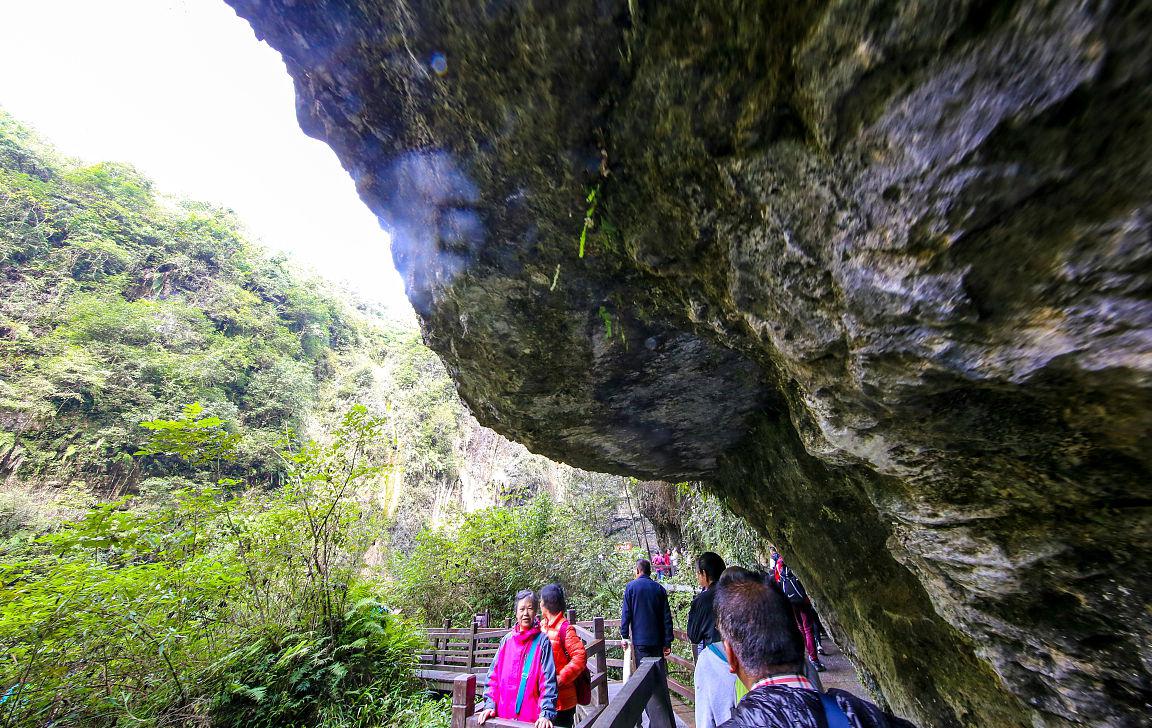 武隆天坑地缝景区 自然与人文的完美融合 重庆武隆