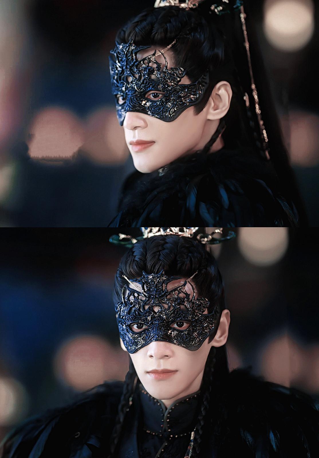 古装戴面具的男子 古装剧中戴面具的男子,给人一种