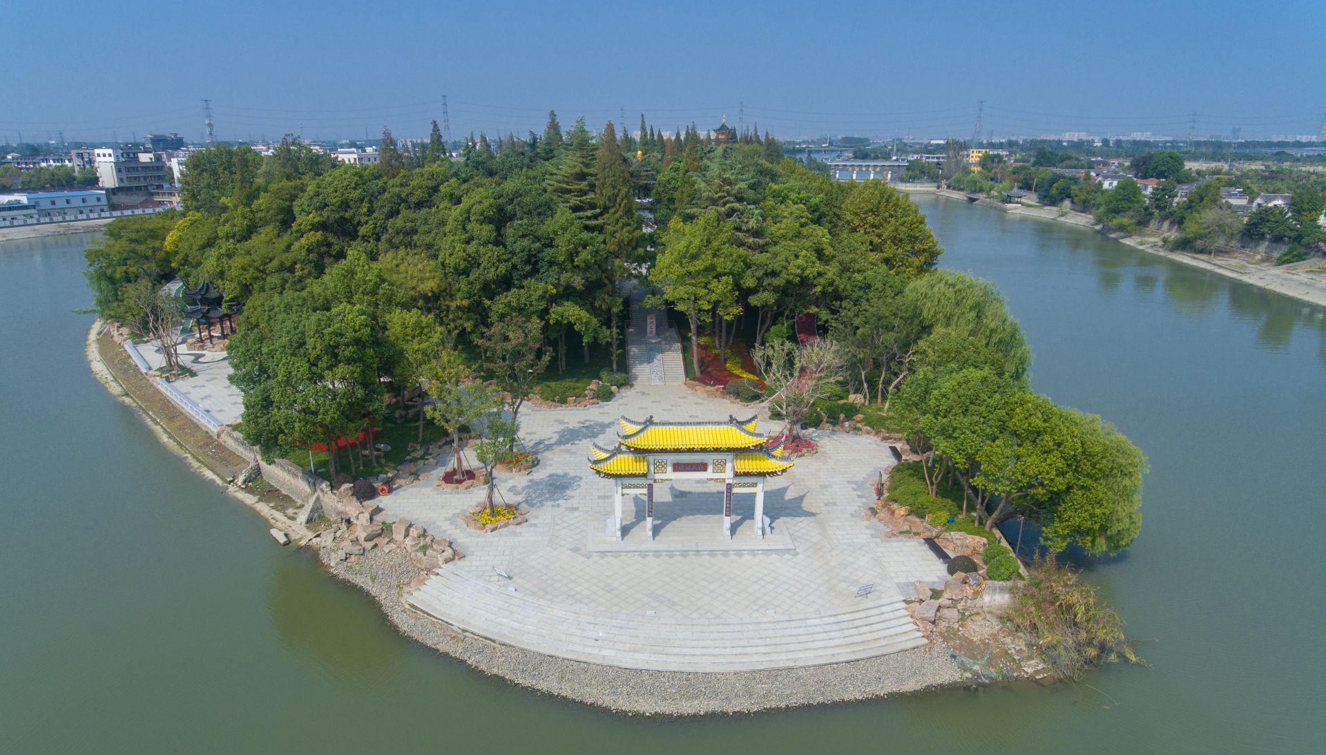历史文化与自然风光的完美结合 瓜洲古渡风景区位于江苏扬州的江都区