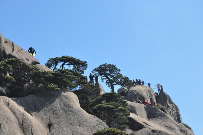 9015壮丽巍峨的天都峰 天都峰矗立于安徽黄山风景区的东南部