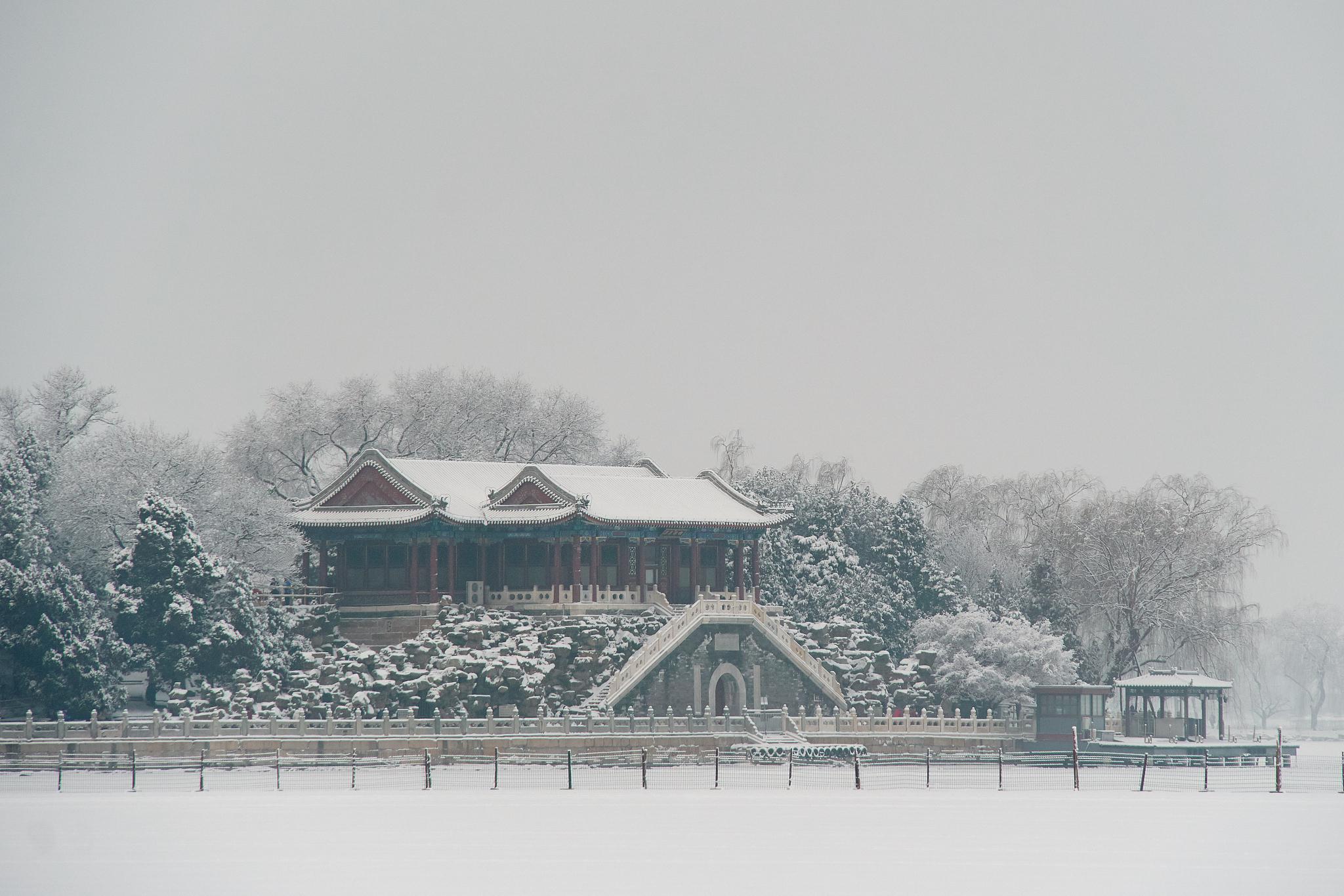 雪后的颐和园图片