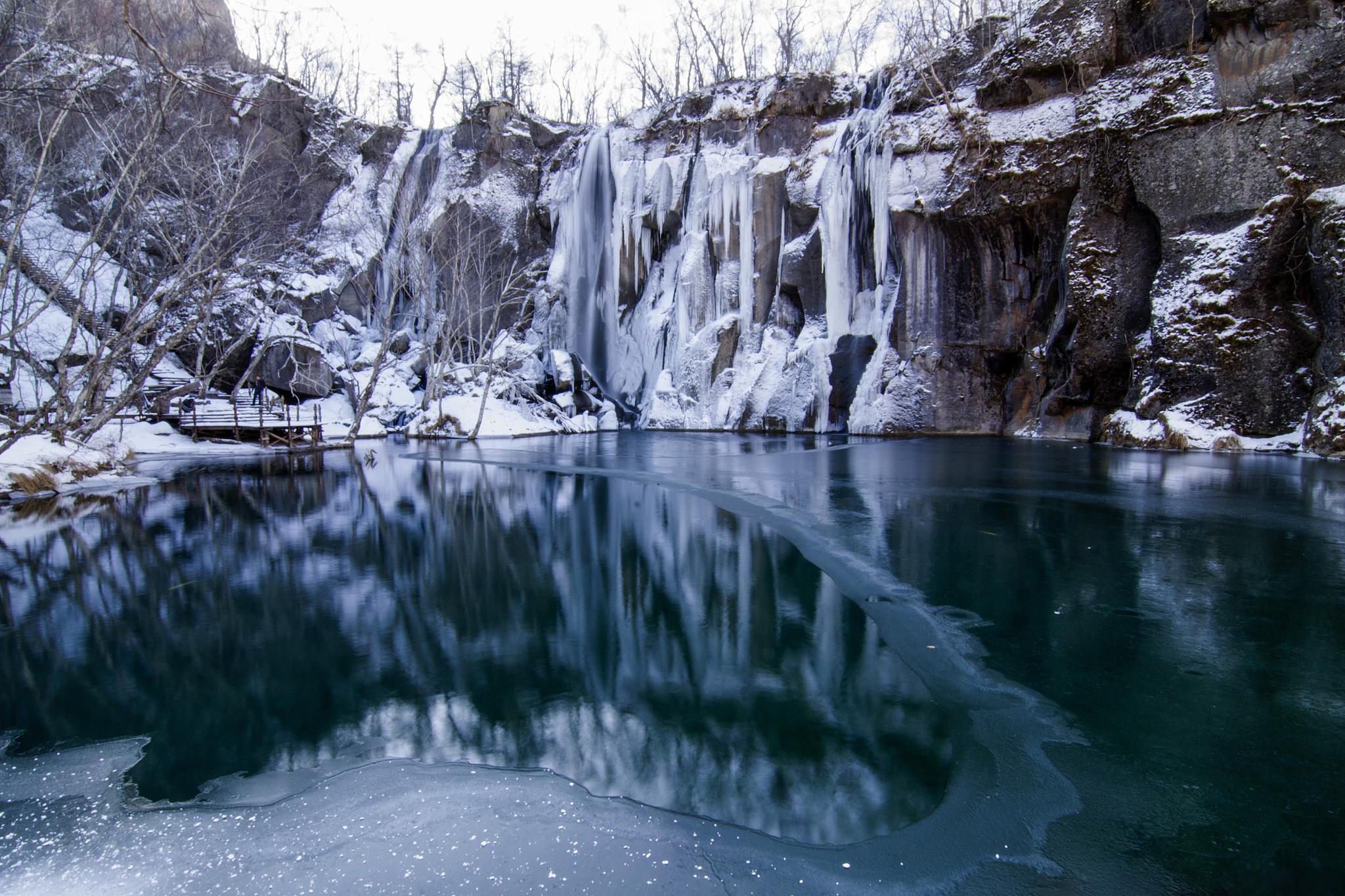 长白山冬季景色图片